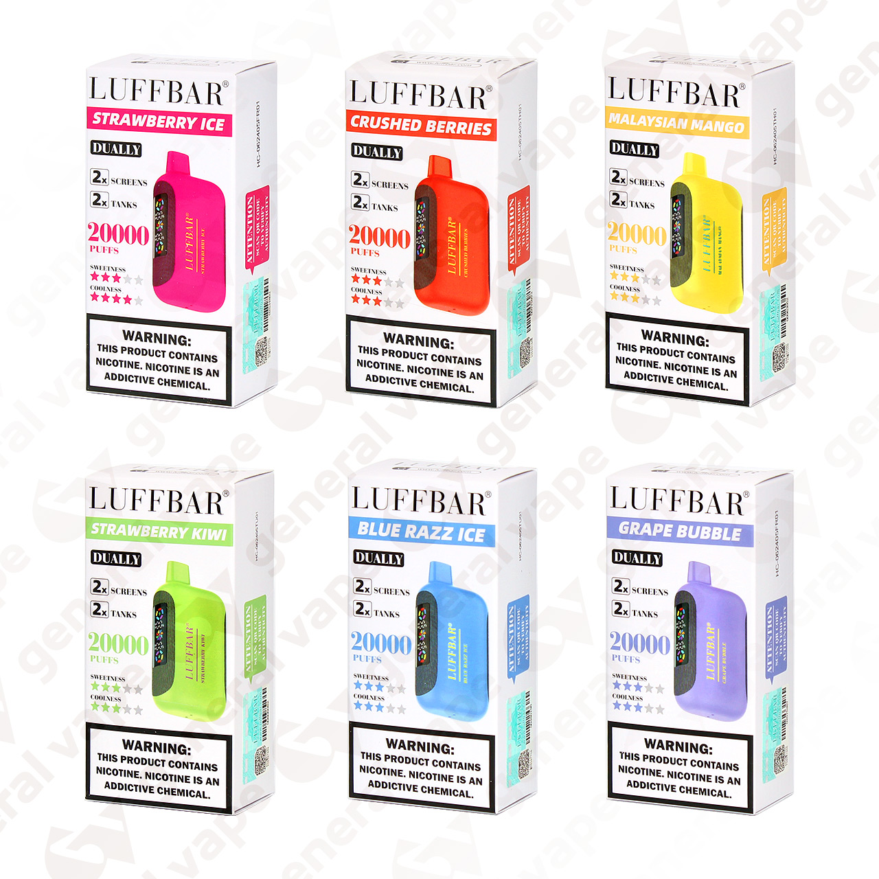 LUFFBAR Dually 20000 Disposable Vape Questions & Answers