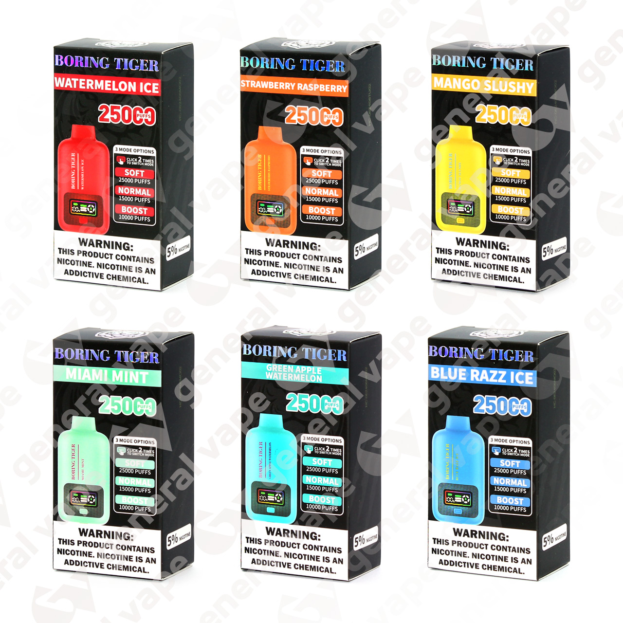 Boring Tiger 25000 Disposable Vape Questions & Answers