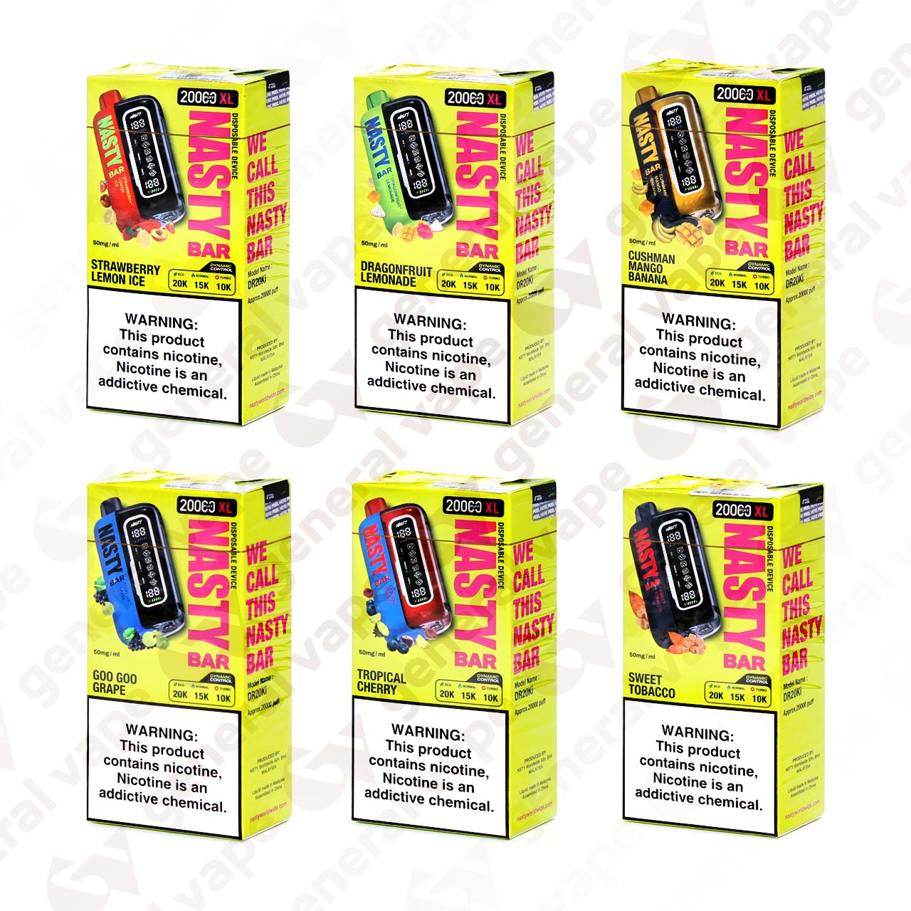 Nasty Bar 20000 XL Disposable Vape Questions & Answers