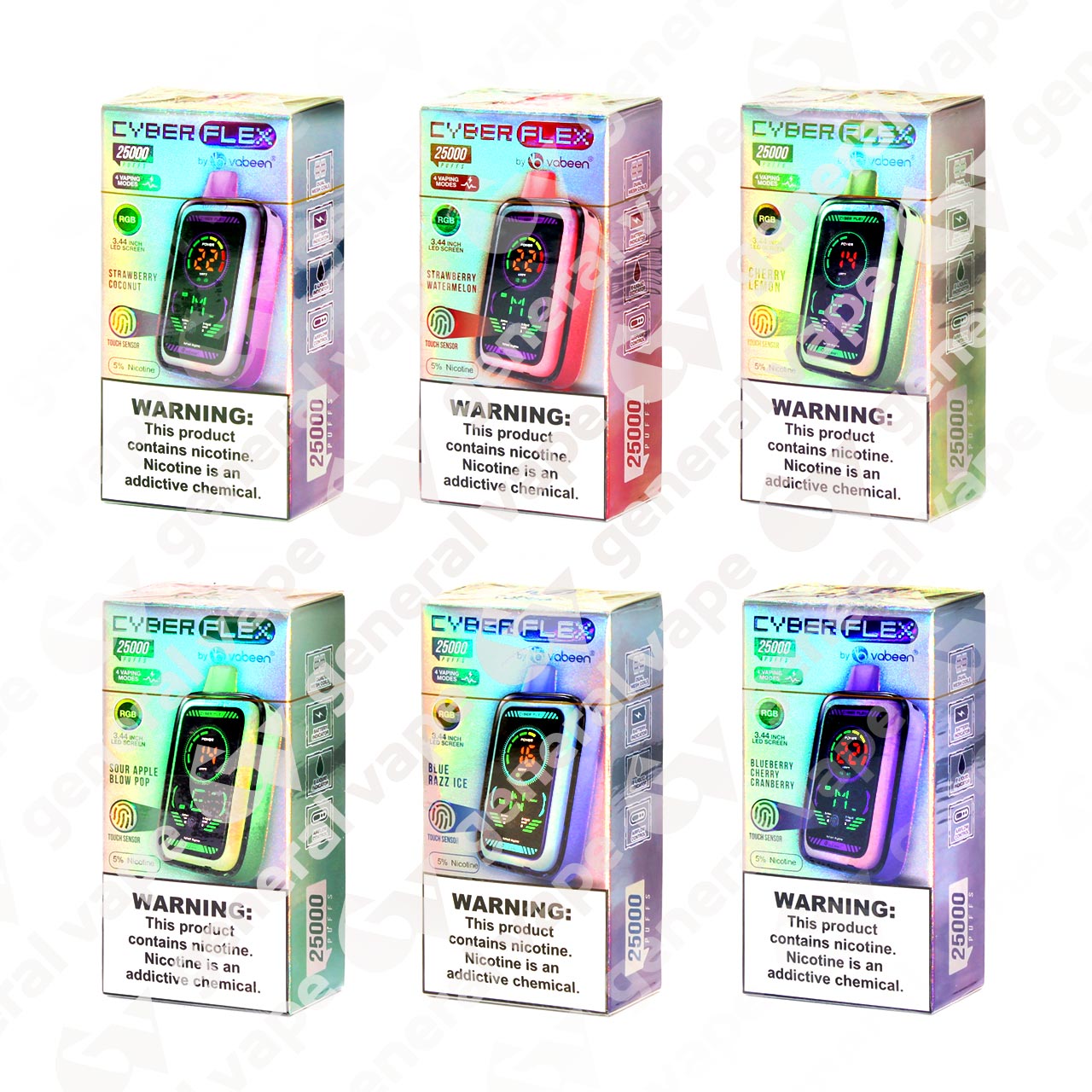 Vabeen Cyber Flex Vape 25000 Disposable Questions & Answers