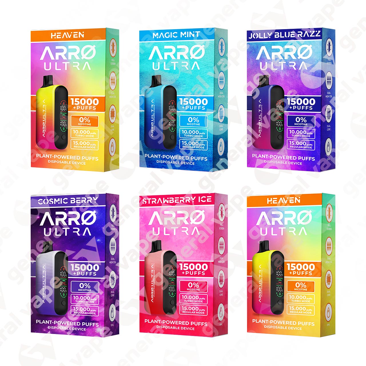 Arro Ultra Vape 15000 ZERO Nicotine 0% Disposable Questions & Answers