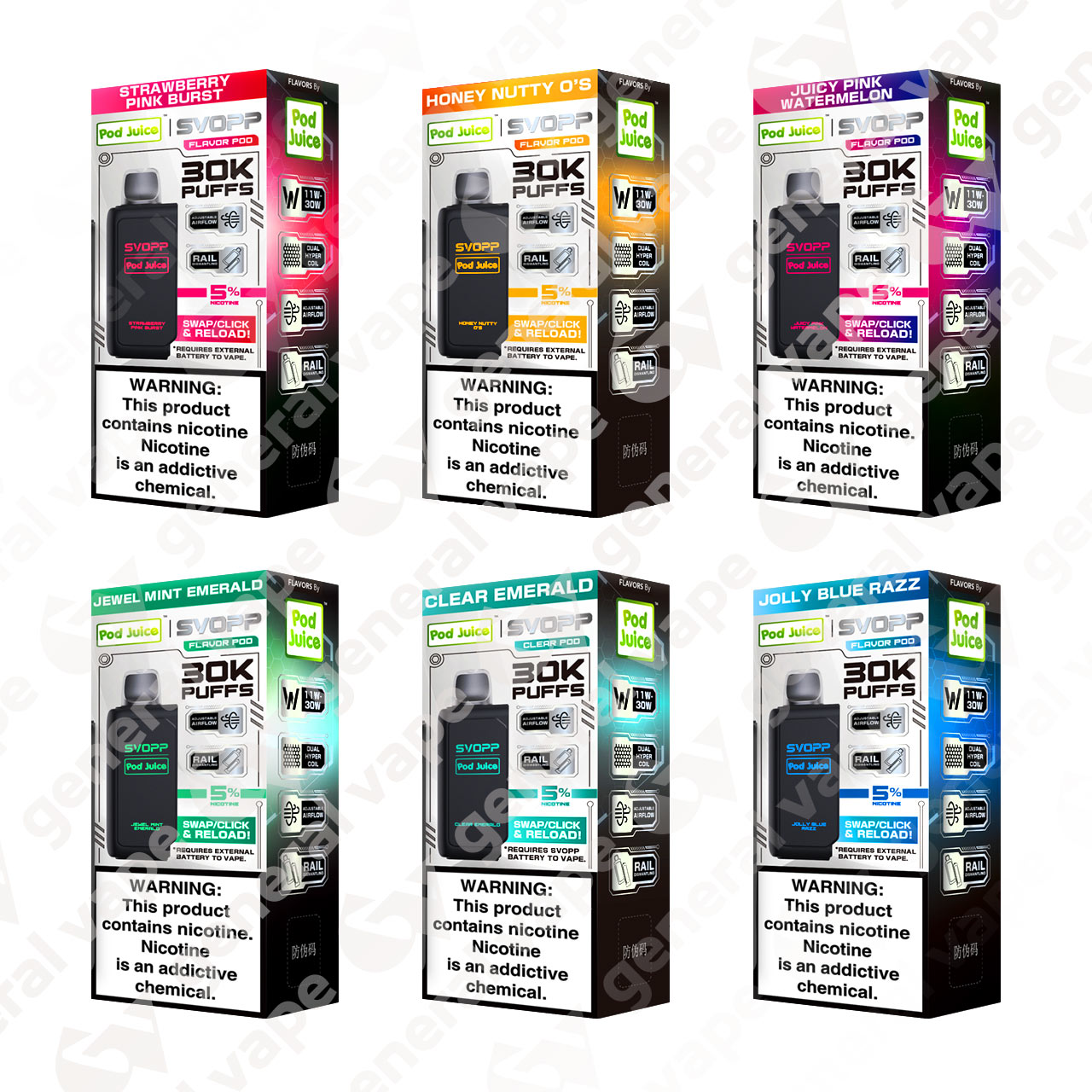 Pod Juice SVOPP 30K Flavor Pod Disposable Vape Questions & Answers