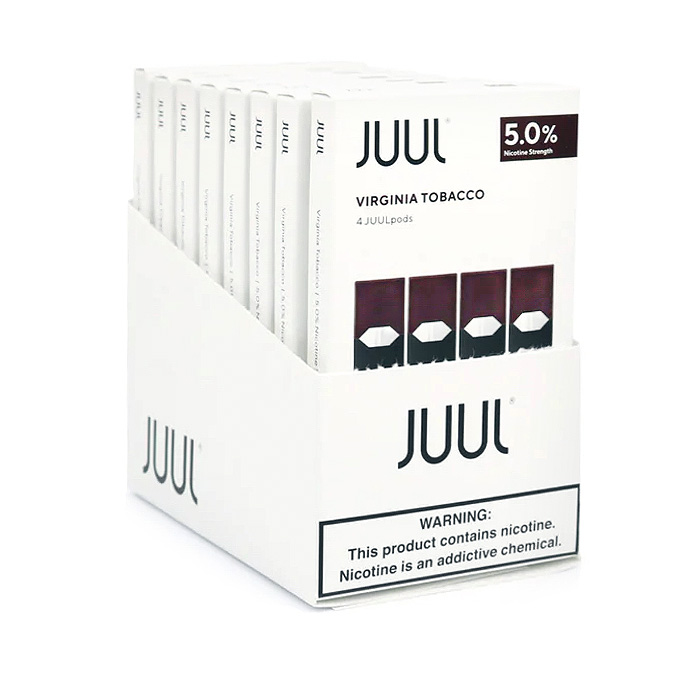 What factors affect flavor strength in JUUL(8 packs)?