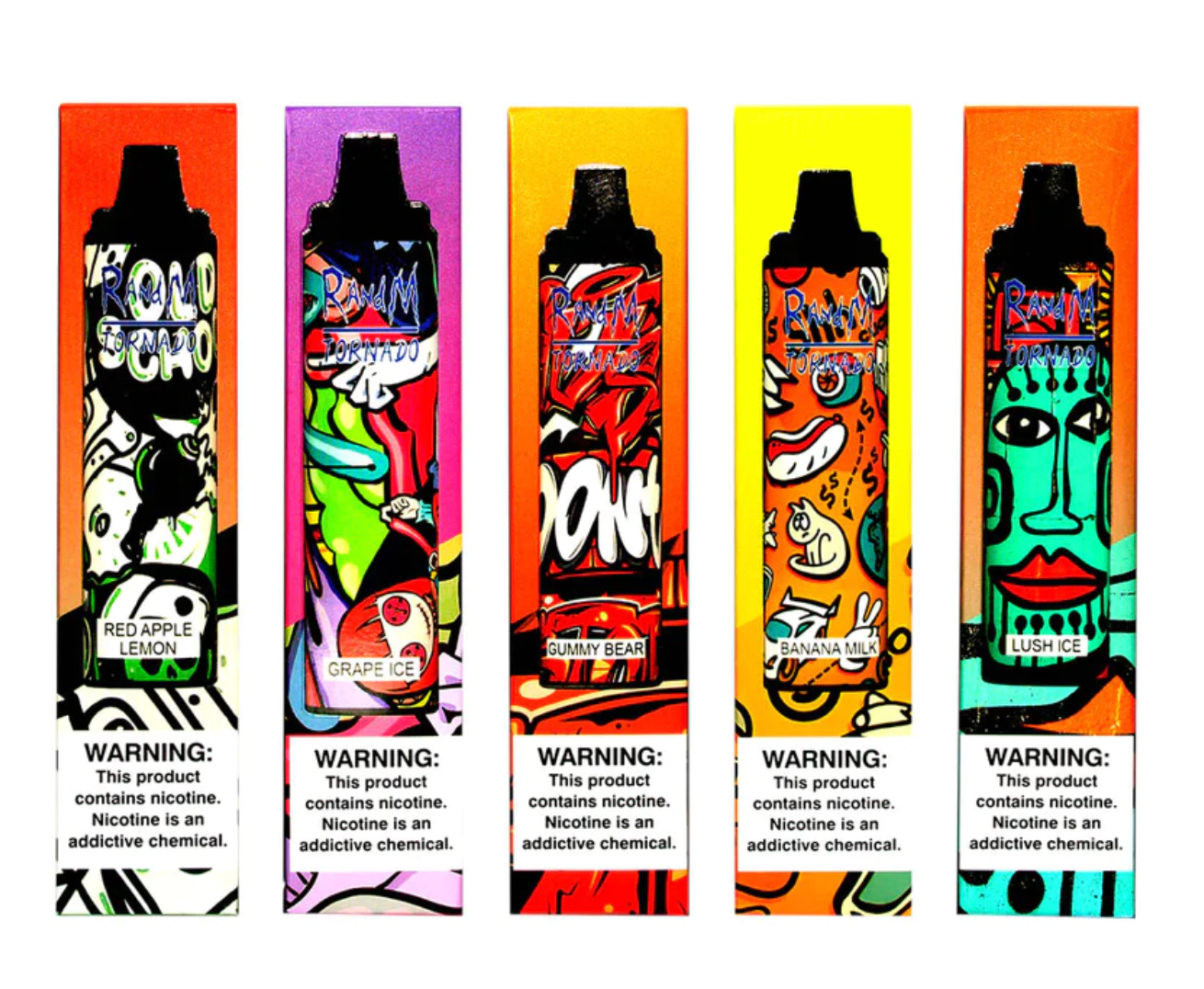 Which flavors does the R&M Tornado Disposable Vape offer?