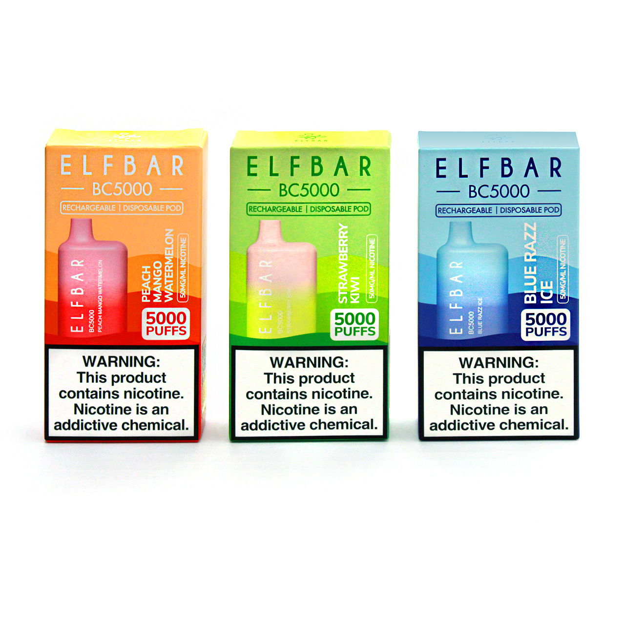 What flavors does ELF BAR BC5000 Disposable Vape offer?