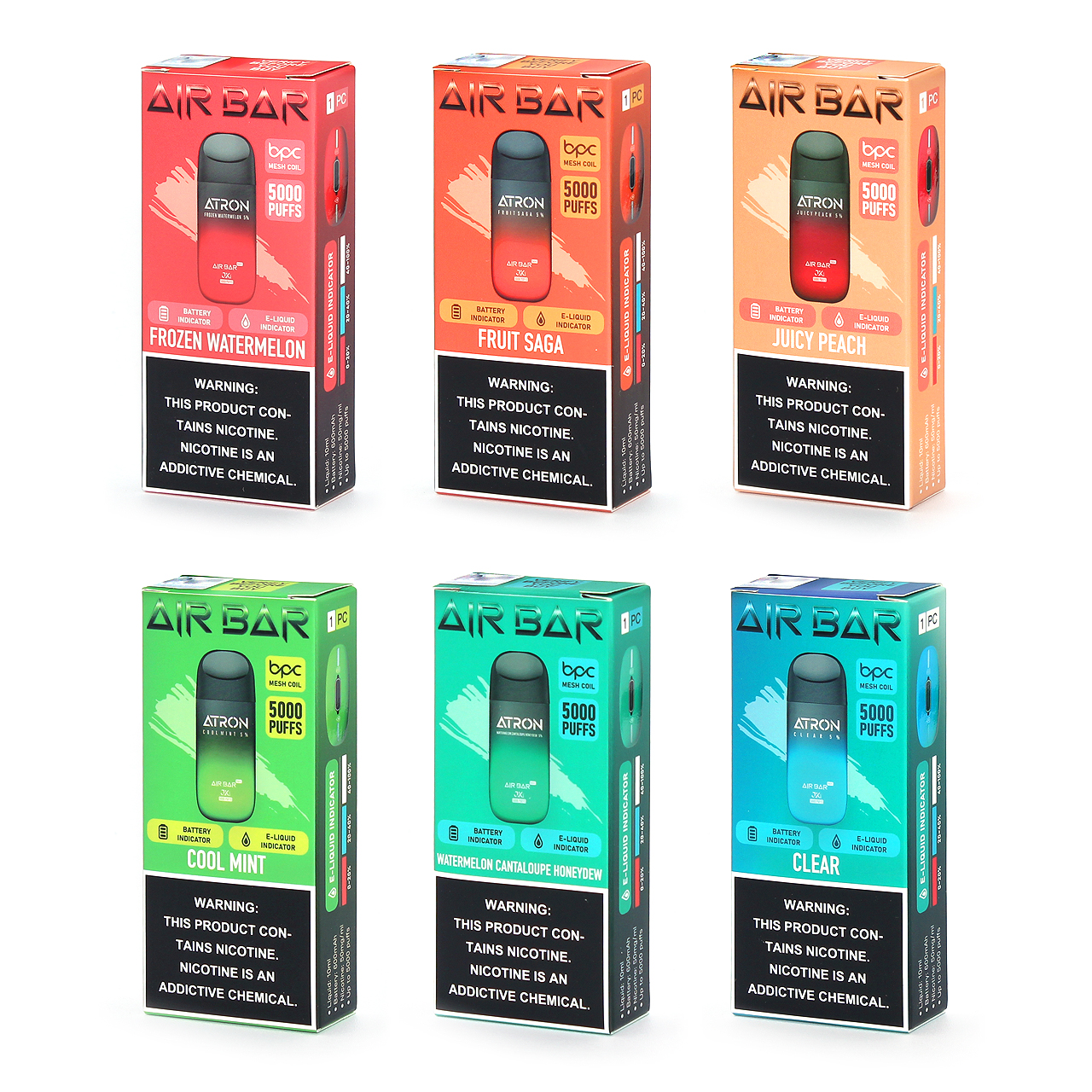 Air Bar Atron 5000 Disposable Vape Questions & Answers