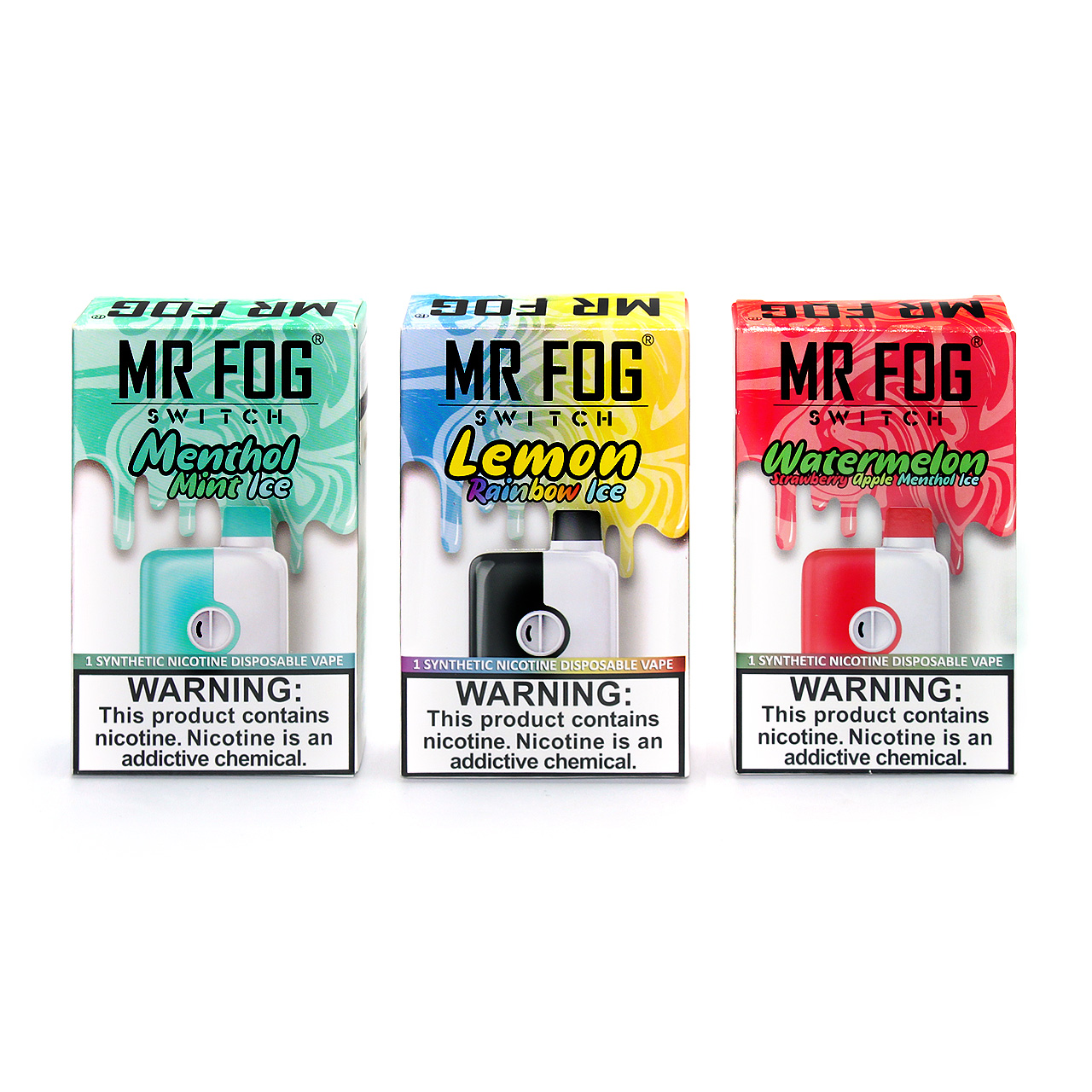 How do I adjust the wattage on my Mr. fog 5500 disposable vape from 10 W to 20