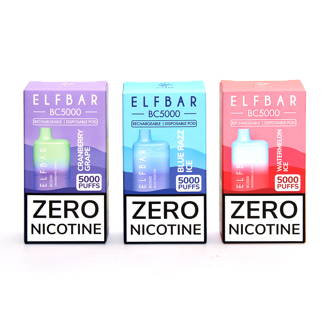 What can the ELF Bar BC5000 zero nicotine vape offer?