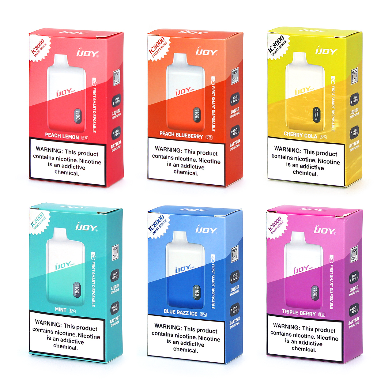 iJoy Bar IC8000 Disposable Vape Questions & Answers