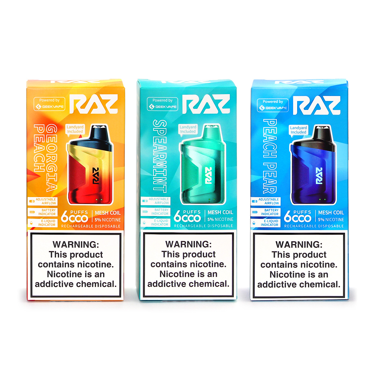 Q: How many puffs can I get from the Geek Vape Raz CA6000 Disposable?