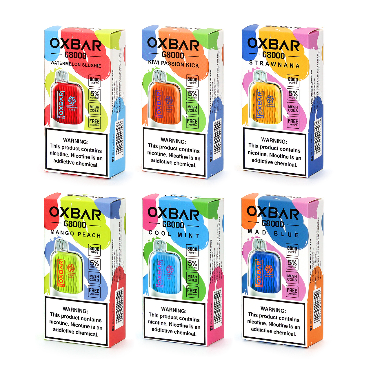 OXBAR G8000 Disposable Vape Questions & Answers