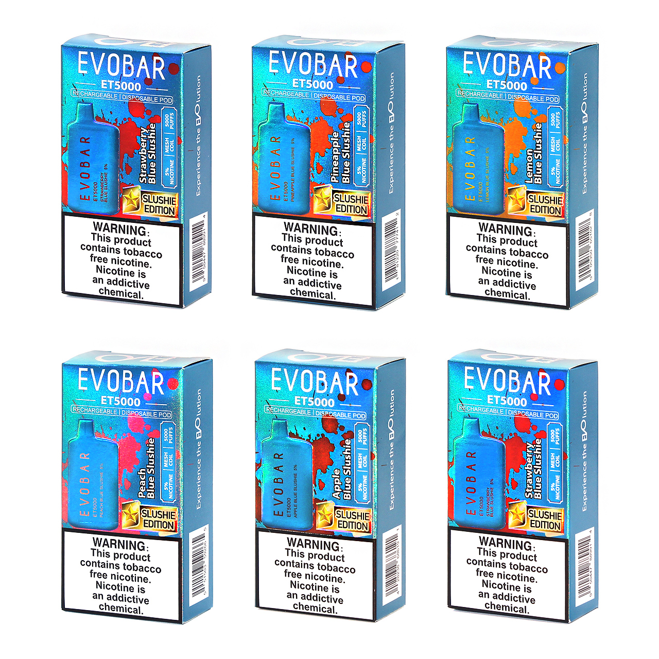 What does the EVOBAR ET5000 Slushie Edition Disposable Vape offer?