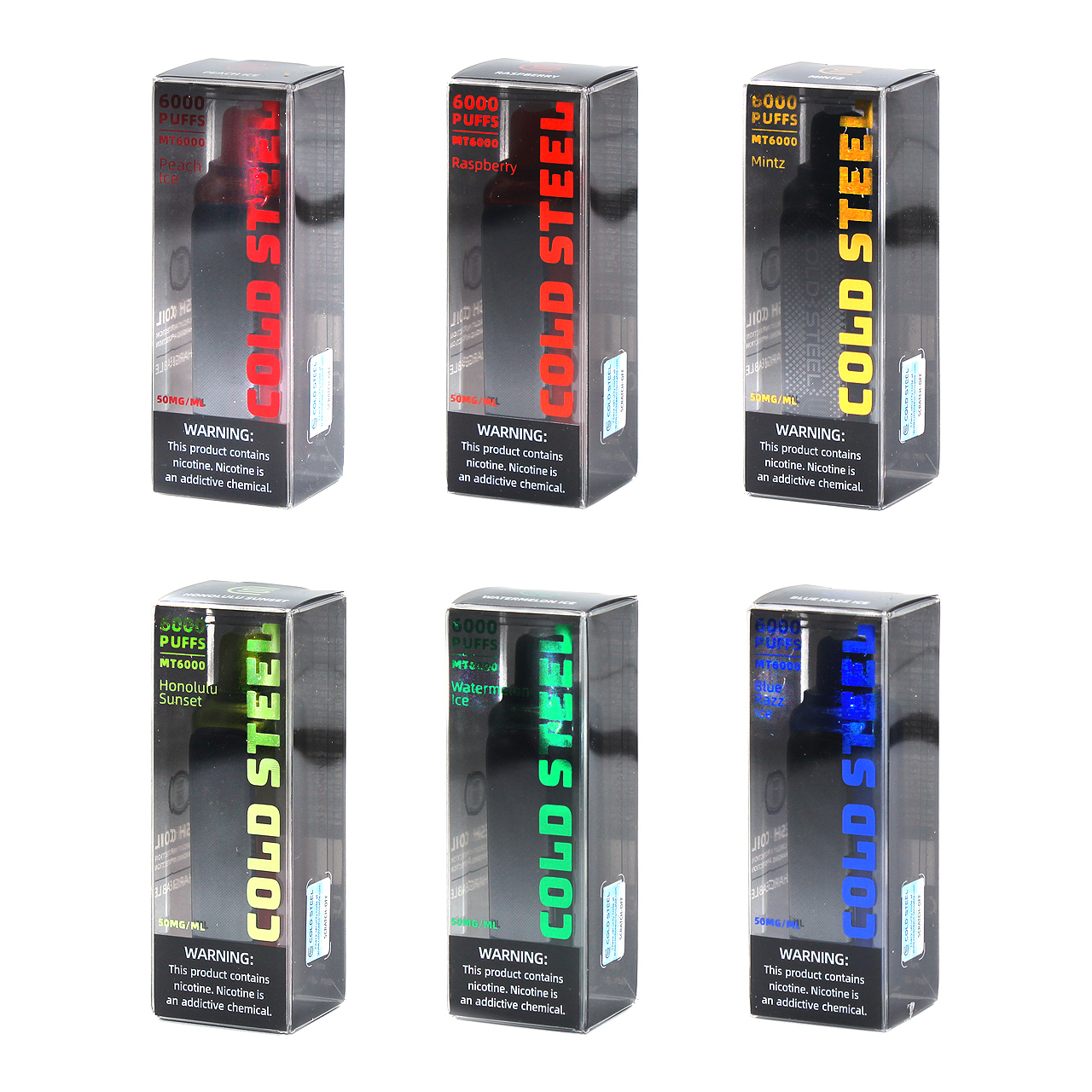 Q: Is the Cold Steel MT6000 compatible with different types of e-liquids?