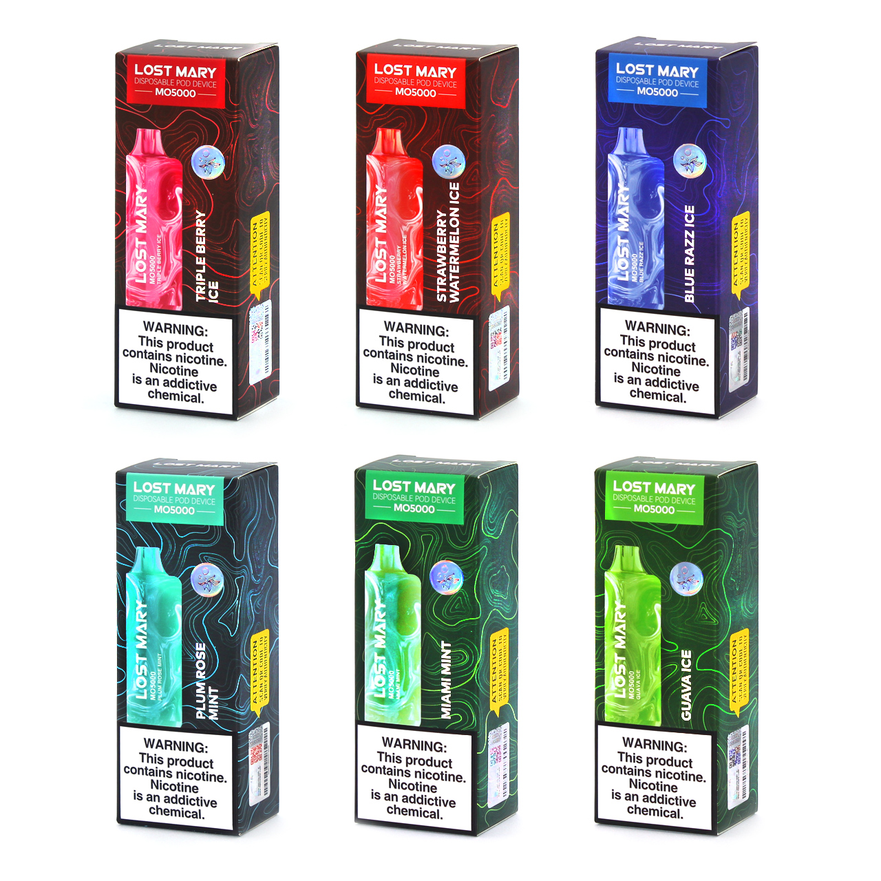 What does the Lost Mary MO5000 Frozen Edition Disposable Vape offer?