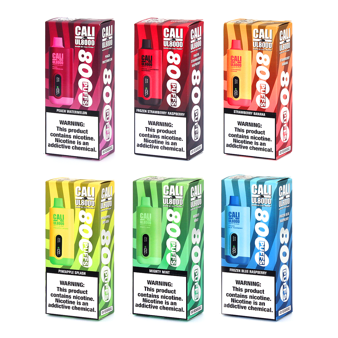 Cali UL8000 Disposable Vape Questions & Answers