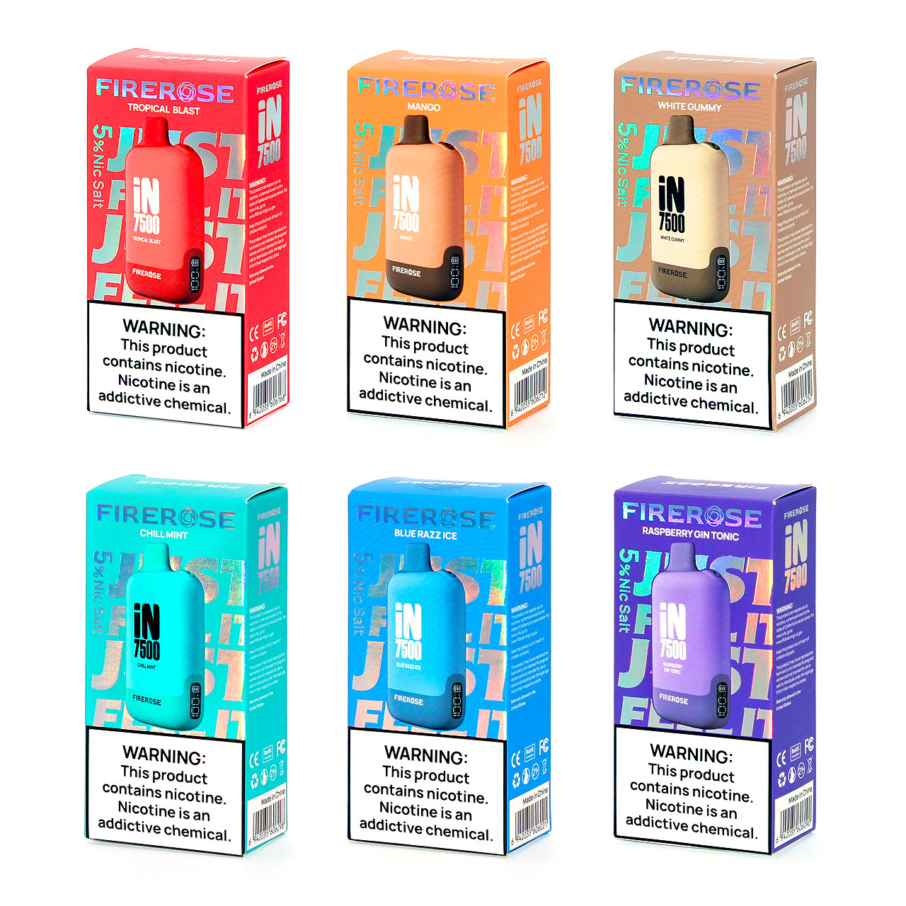 Firerose IN7500 Disposable Vape Questions & Answers