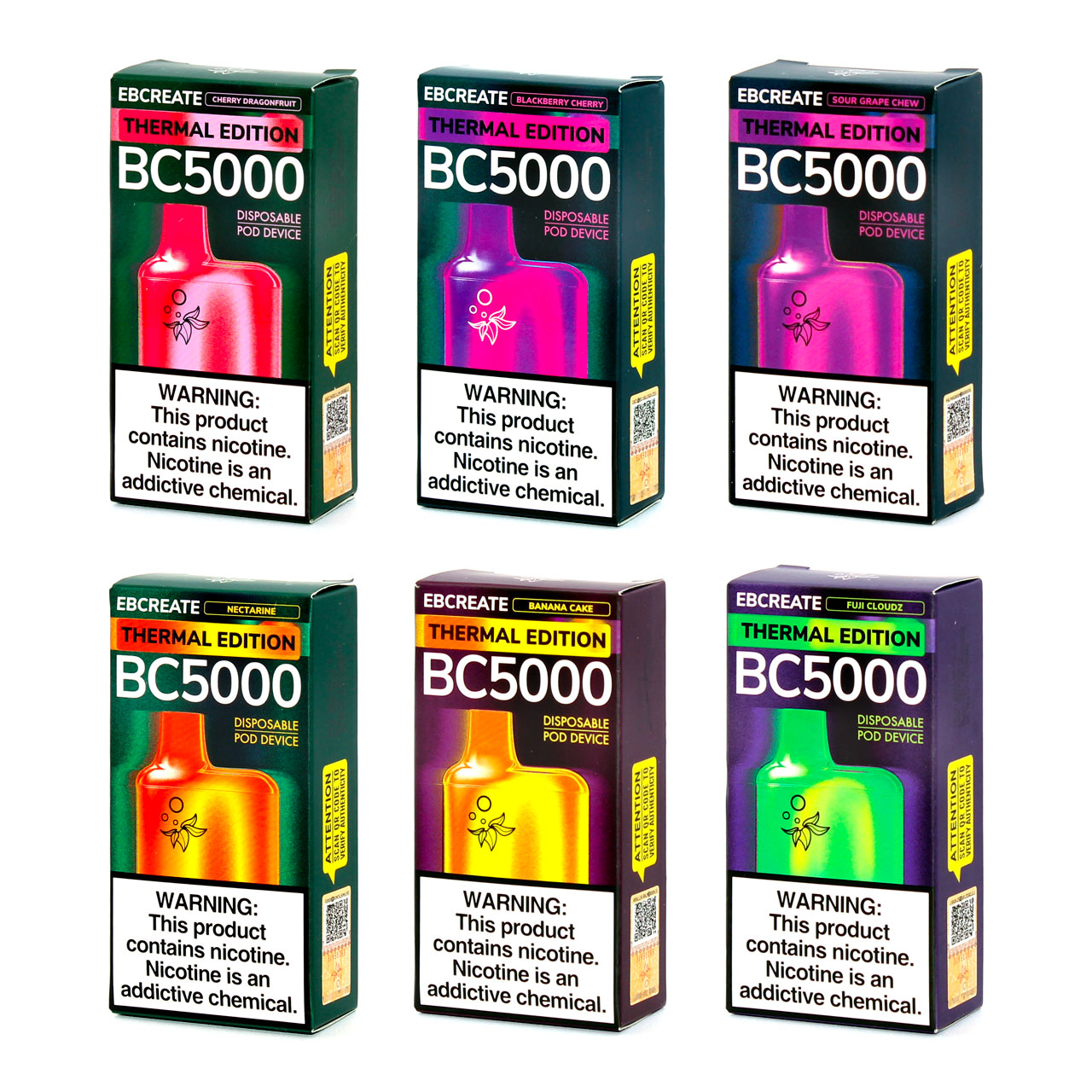 EBCREATE BC5000 Thermal Edition Disposable Vape Questions & Answers