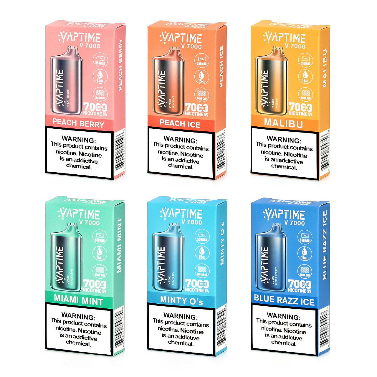 VAPTIME V7000 Disposable Vape Questions & Answers