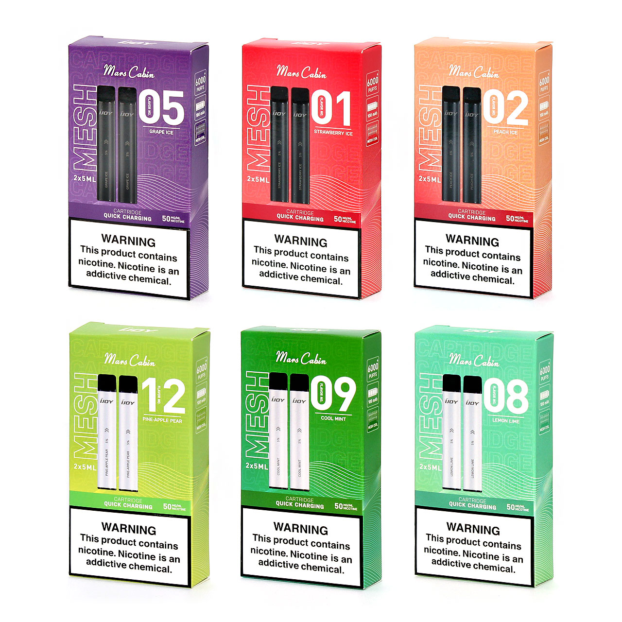 iJoy Mars Cabin 6000 Disposable Vape Pack of 2 Questions & Answers