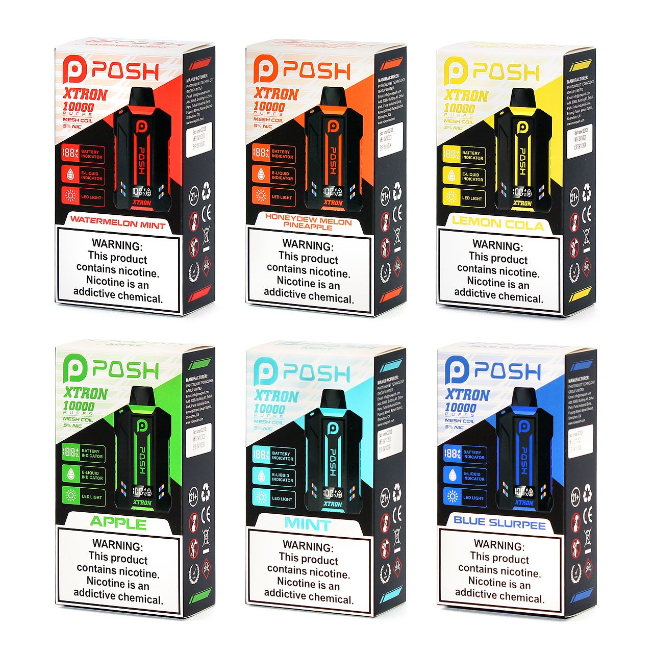 Posh Xtron 10000 Disposable Vape Questions & Answers