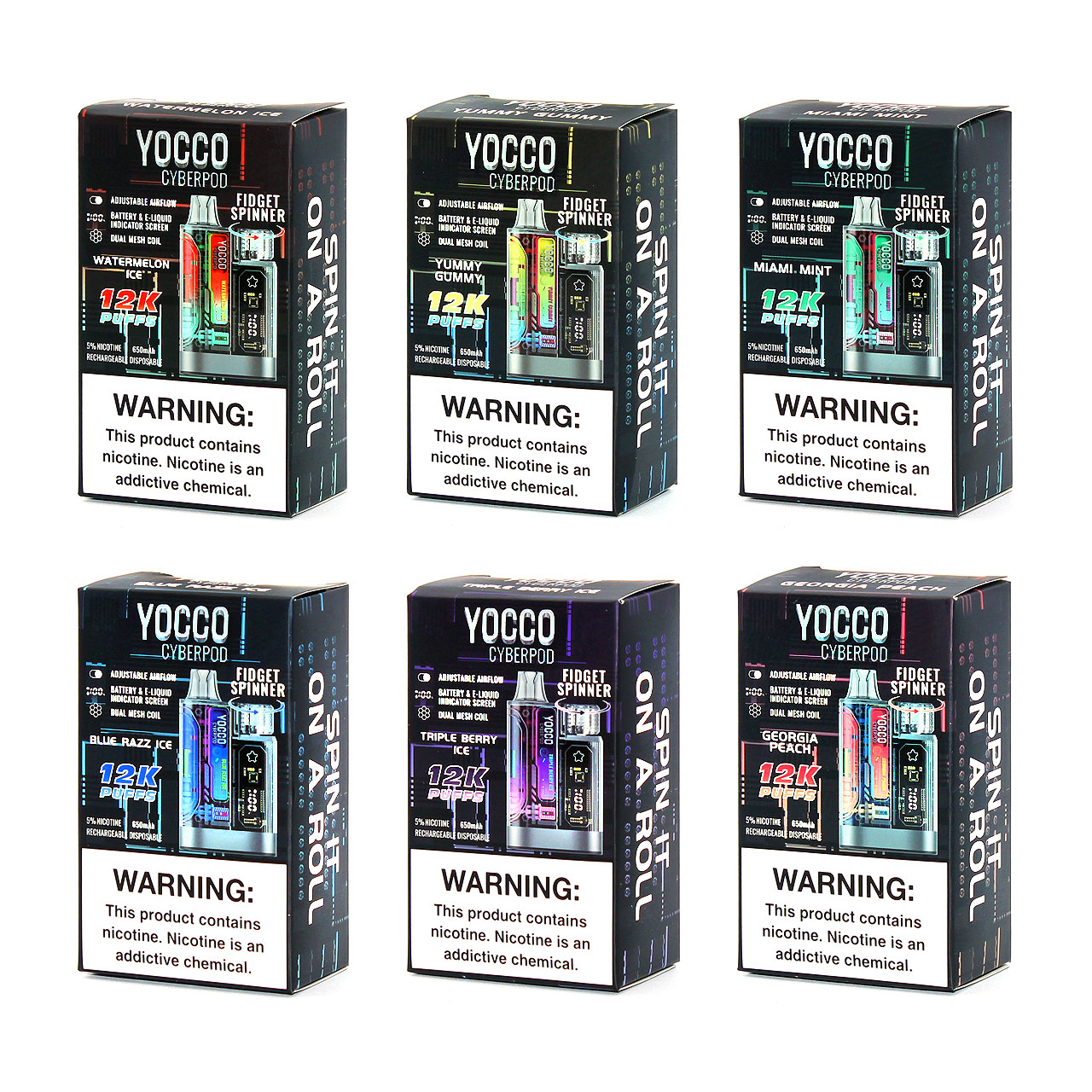 YOCCO Cyberpod 12000 Disposable Vape Questions & Answers